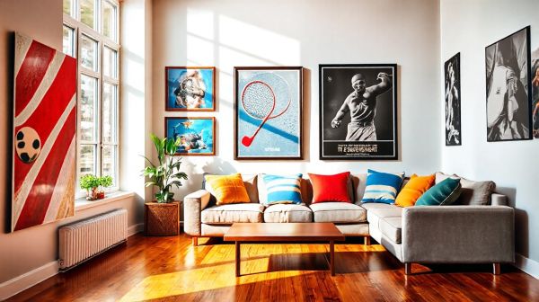 Ajoutez du dynamisme à votre intérieur avec des posters de sport